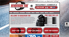 Desktop Screenshot of hendersontire.net